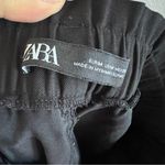 ZARA Black Paperbag Waist Lightweight Pants US Medium Photo 6