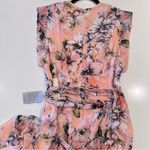 Eliza J  Blush Floral Print Surplice‎ Dress Size 10 Photo 8
