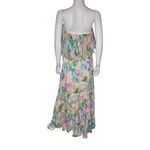 AQUA  Formal Women’s Printed Pleated Strapless Dress Sz 8 Photo 5