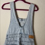 Stradivarius  Distressed Denim Short Overalls Light Wash Dungarees Size S Photo 8