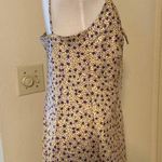 ZARA Yellow Floral Draped Satin Effect Mini Dress Size L NWT New With Tags Photo 8