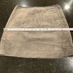 Kenneth Cole  Gray Womens Corduroy Cotton Mini Skirt Size 2 Photo 5