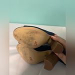 Liliana  suede navy blue‎ ankle boots with peek toe size 5 1/2 Photo 7