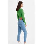 Levi's NWT Levi’s Wedgie Straight Leg High Waist Distressed Jeans 24 Jazz Devoted Wash Photo 8