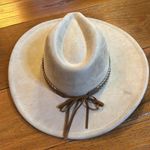 Anthropologie Cream Suede Rancher Hat Photo 1