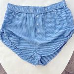 Anthropologie The Wren Stripe Boxer Shorts: Rolled Edition Size L Photo 3