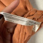 Free People Intimately  Orange Puff Sleeve Cotton Bodysuit Small Photo 11