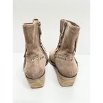 Sam Edelman  Bernie Boots Womens Size 5.5 Suede Fringe Detailing Zip Western Photo 5