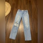 Abercrombie & Fitch Abercrombie  The Ultra High Rise 90s Straight Jean Sz 8L fall denim casual $109 Photo 4