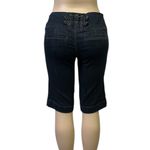 Boom Boom Jeans Boom Boom Denim Mid Rise Blue Jean Bermuda Shorts Dark Wash Juniors Size 7 Photo 3