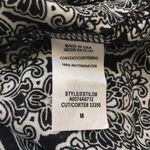 Lily White Black & White Tassel Festival Top NWT Photo 4