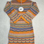 Princess Polly  Womens Size 4 Crochet Capri Mini Dress Orange Blue Stripe NWT Photo 7