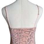Victoria's Secret  Womens 34B Pink Snakeskin Underwire Lingerie Maxi Gown Dress Photo 7
