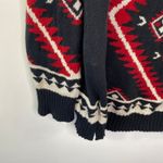 Lauren Ralph Lauren Navy Blue Red Knit Tunic Sweater‎ Women's Size X Photo 5
