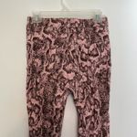 Urban Outfitters BDG Twig High Rise Pink Brown Snakeskin Snake Cropped Ankle 27 Photo 9