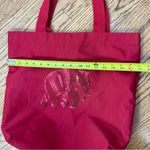 Banana Republic  Sequined Lucky Red Elephant Nylon Tote Bag Photo 10
