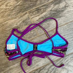 Dolfin Dolphin multicolored bikini top Size large Swim Beach Vacation Photo 2