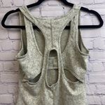 Gymshark Olive Green Marled Fleur Textured Athletic Tank Top Small Workout Gym Photo 4