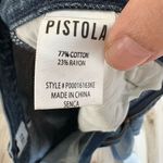 Pistola Women's Straight Jeans Size 25 Blue Raw Hem Medium Wash Photo 6