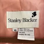 Stanley Blacker Women's Pink Silk Vintage Blazer Woman’s Size 16 Photo 1