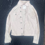 Denim & Flower  cream jacket size small Photo 0