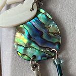 Abalone shells, dangle whale detail earrings Photo 5