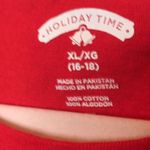 Holiday Time Red Bah Humbug Cat Christmas T-Shirt XL u Photo 3