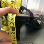 Allegra K 🖤 Black Strappy Pleather Heel Photo 6