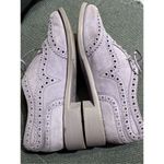 The Office of Angela Scott Mr. Doubt Lilac Leather Women's Cutout Brogue Oxford Purple Size 7.5 Photo 5