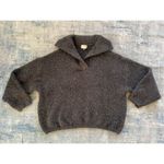 Universal Threads Universal Thread Dark Charcoal Gray Split Neck Lounge Pullover Sweater XXL Photo 1