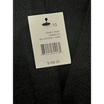 Tahari Straight Leg Trouser $188 New Terry Pant Black Grey Work Slacks Womens 10 Photo 2