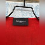 The Kooples FLOWING RED DRESS WITH FLORAL MOTIF SIZE 0 Photo 6