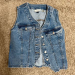Universal Thread Denim vest Blue Size XS Photo 0