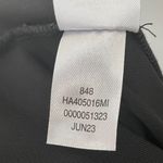 Halogen  Velvet Pants Velour Black Straight Wide Leg Pull-On‎ Size Small Women Photo 6