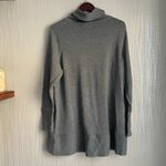 Akini Dakini Funnel Neck Sweater Tunic Gray Cotton Cowl Neck Size 2X Photo 4