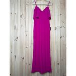 Lulus NWT  Make It a Date Magenta Sleeveless Wide-Leg Jumpsuit Party Size M Photo 1