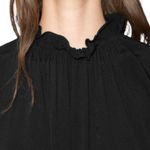 & Other Stories & Other Stories Black High Neck Long Sleeve Rayon Dress Size 8 Photo 9