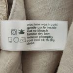 Three Dots 3 Dots Cream Linen Wide Leg Pants Size 4 Beige Linen Pants Photo 9