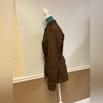 Kate Hill  Belted Utility Jacket – Brown Military‎ Style | Size S | Cargo Pockets Photo 1