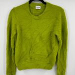 Sunday Best Grinch Green Christmas Fuzzy Sweater Long Sleeve Crew Neck Size L Size L Photo 1