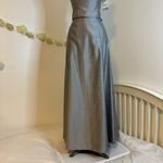 Adrianna Papell New.  Occasion Elegant Two-Piece Grey Dress with Beaded Top Photo 4