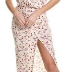 Free People Daria Graphic Maxi Dress in Ivory Combo Size L Photo 0