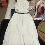 White Eyelet Maxi Set Size M Photo 1
