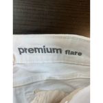 Gap  Premium Flare Jeans Women 1 White Low‎ Rise Stretch Country Concert STAINS Photo 5