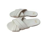 Beek Surfbird Slide Sandals in ivory 7 White Photo 3