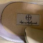 Hot in Hollywood Hidden Wedge Suede Platform Sneaker Heels Sage Green Size 8 Green Photo 6