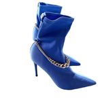 Guess NEW  Womens Forsta Satin Pointed Toe Ankle Boots Photo 3