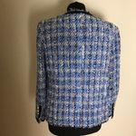 ZARA  Blue Tweed Women's Jacket Photo 3