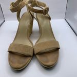 Ann Taylor  Biege wedge heel sandal size 8.5M open toe Photo 2