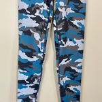 Women’s Camo Athletic Leggings Blue Grey & Black Camo NWOT Multiple Photo 2
